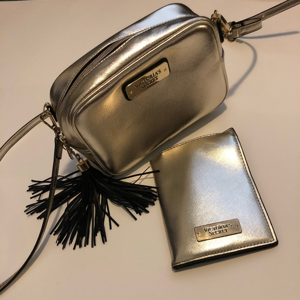 Gold chrome purse
